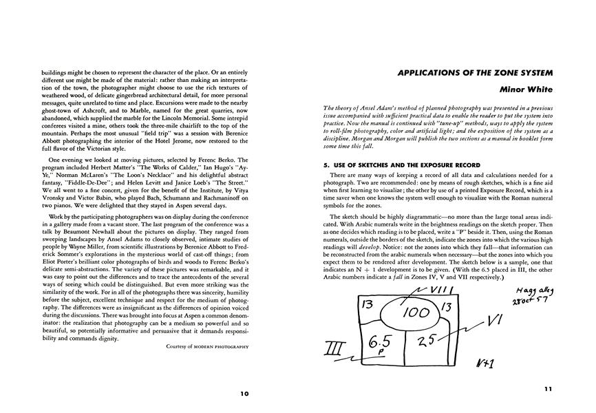 Applications Of The Zone System