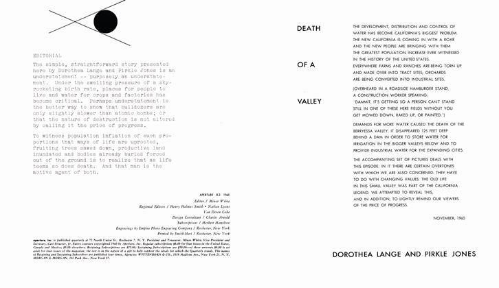 Death Of A Valley