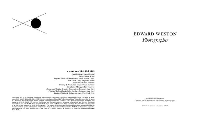 Edward Weston Photographer