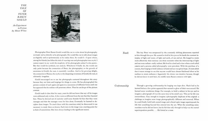 The Tale Of Peter Rasun Gould: An Experiment In Fiction