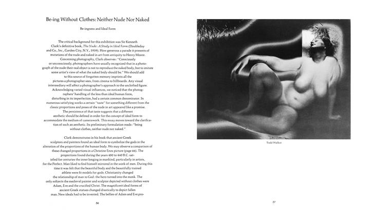 Be-ing Without Clothes: Neither Nude Nor Naked