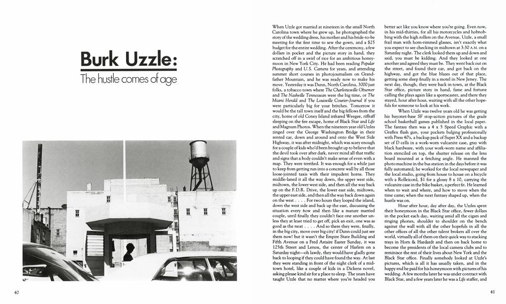 Burk Uzzle: The Hustle Comes Of Age