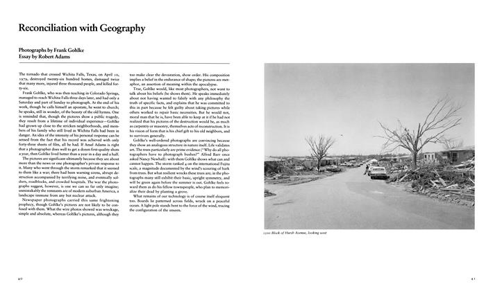 Reconciliation With Geography