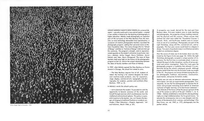 Photographic Education Comes Of Age