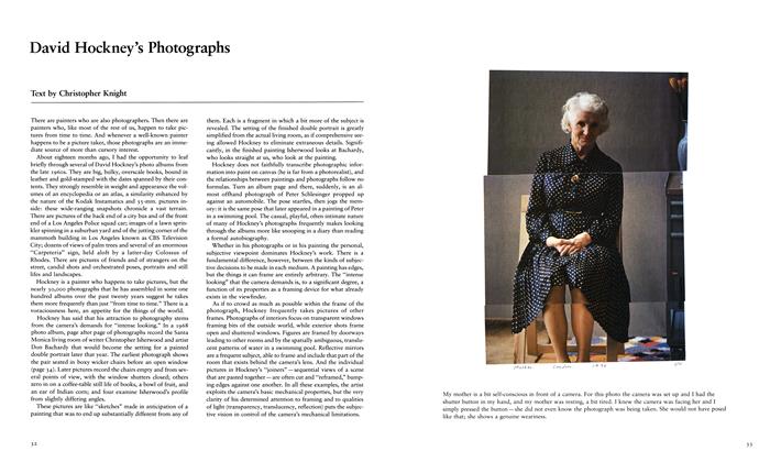 David Hockney's Photographs