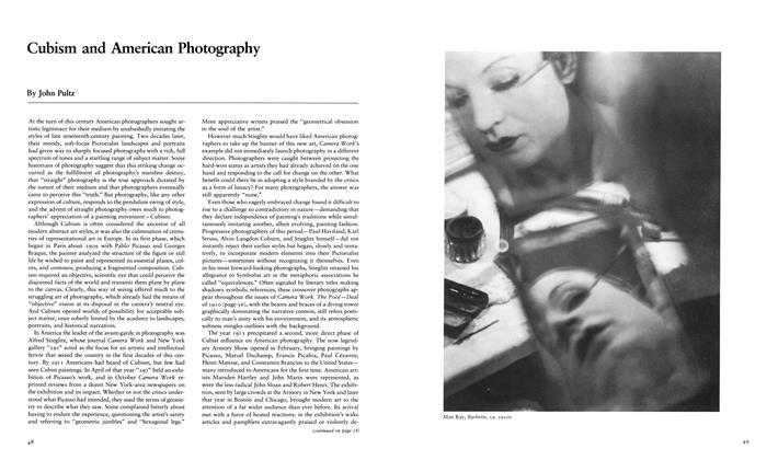 Cubism And American Photography