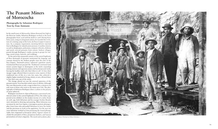 The Peasant Miners Of Morococha