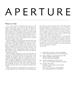 Page: - 1 | Aperture