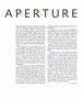 Page: - 1 | Aperture
