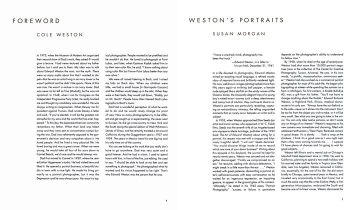 Weston's Portraits