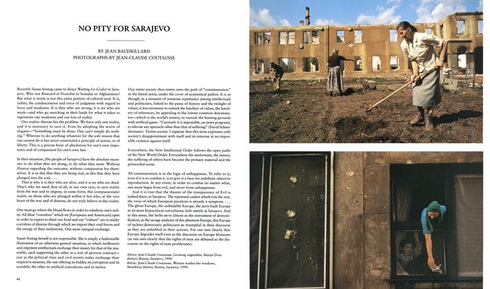 No Pity For Sarajevo