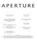 Page: - 1 | Aperture