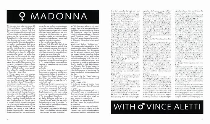 ♀ Madonna With ♂ Vince Aletti