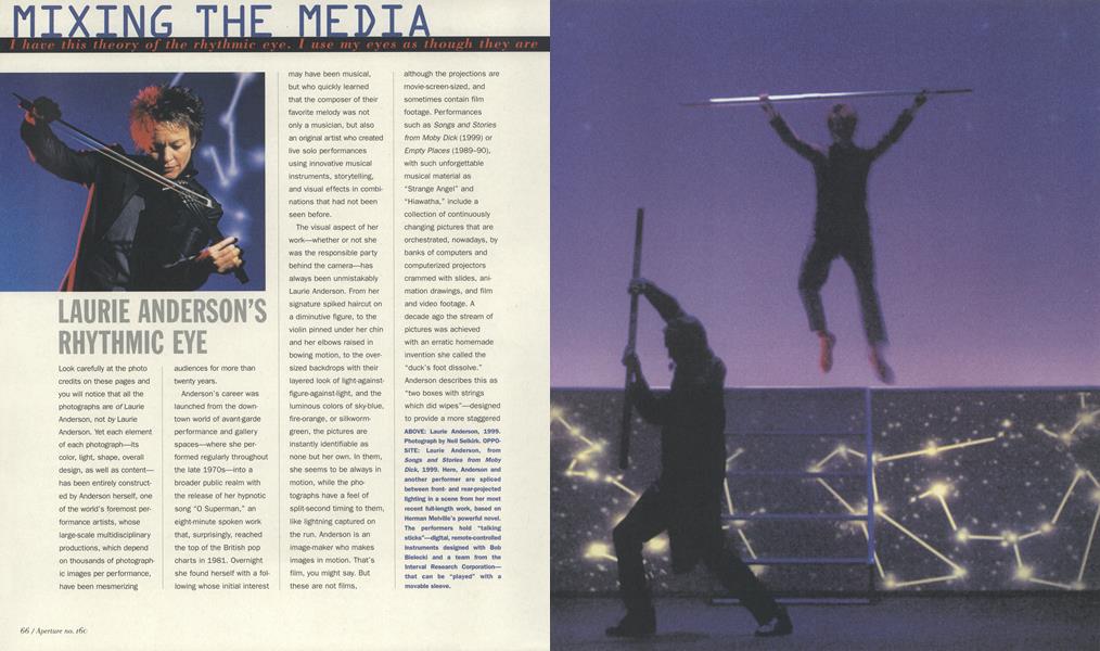 Laurie Anderson's Rhythmic Eye