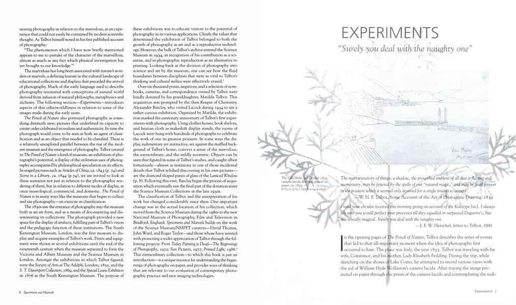 Experiments
