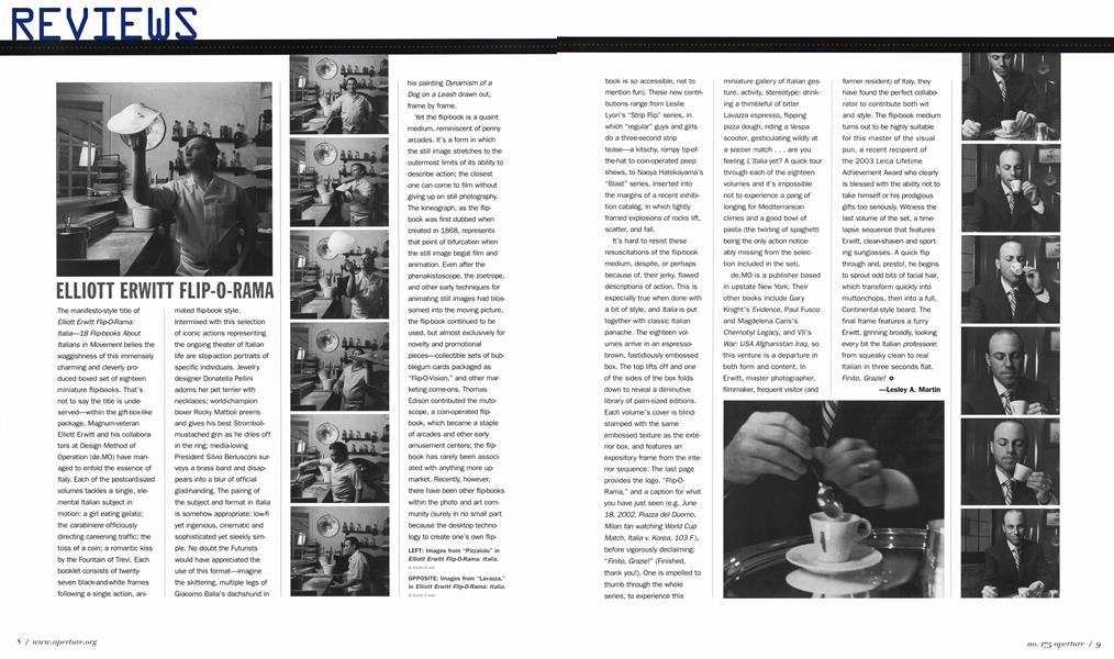 アート・デザイン・音楽 Elliott Erwitt Flip-o-Rama Italia Elliott Erwitt Flip-O-Rama | Aperture | Summer 2004