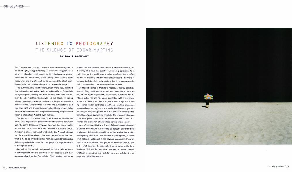 Listening To Photography The Silence Of Edgar Martins