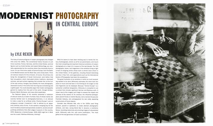 Modernist Photography In Central Europe