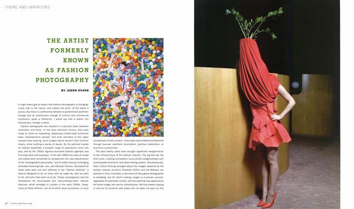 The Artist Formerly Known As Fashion Photography