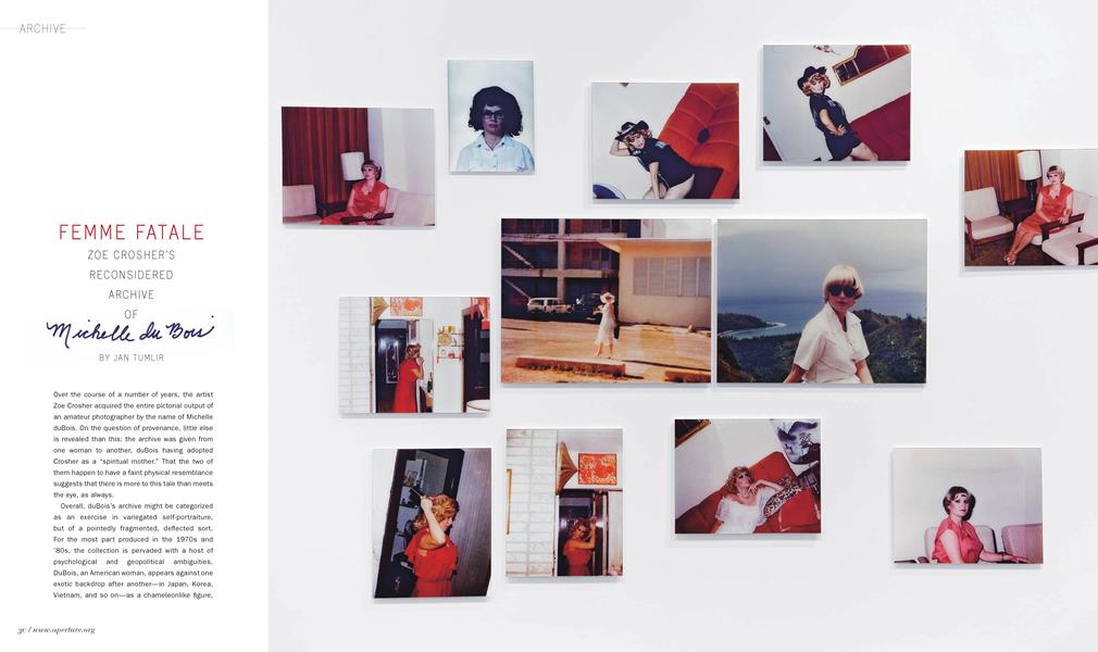 Femme Fatale Zoe Crosher's Reconsidered Archive Of Michelle Du Bois