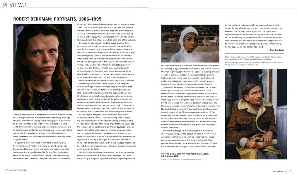 Robert Bergman: Portraits, 1986-1995