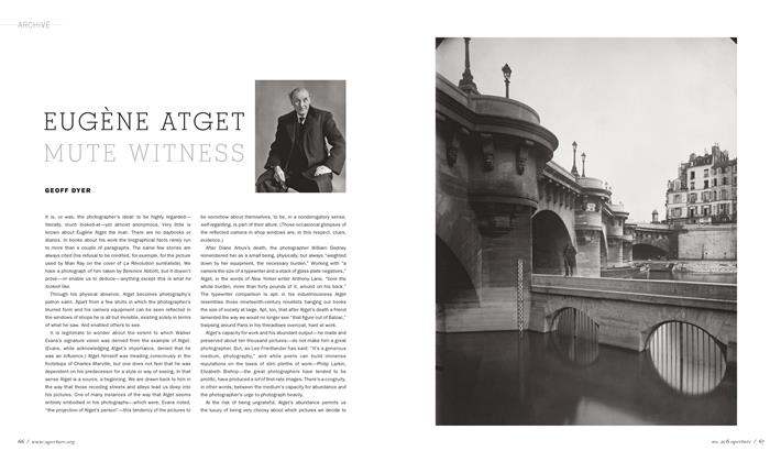 Eugène Atget Mute Witness