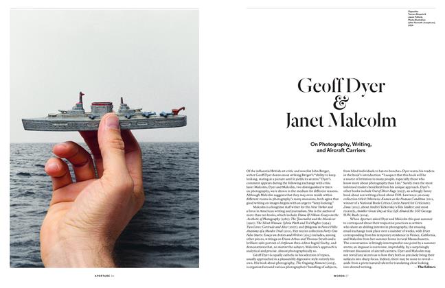 Geoff Dyer & Janet Malcolm