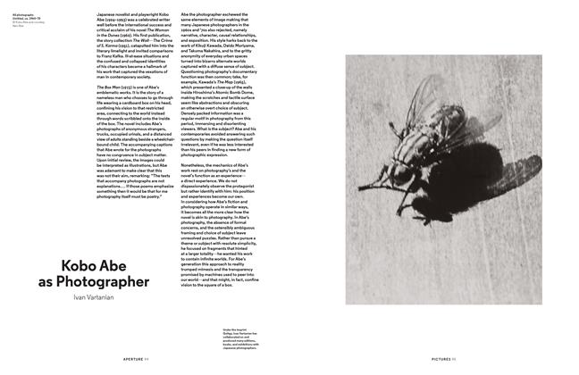 Kobo Abe As Photographer