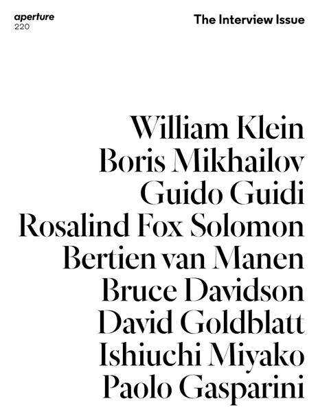 Issue: - Fall 2015 | Aperture