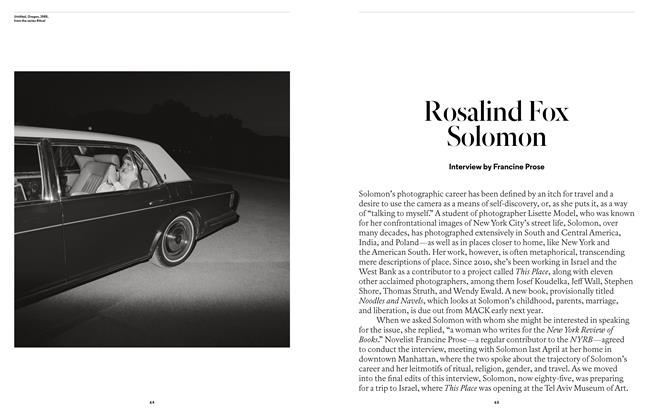 Rosalind Fox Solomon