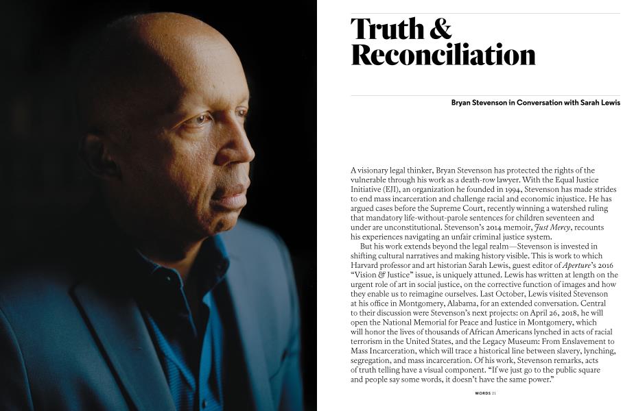 Truth & Reconciliation | Aperture | Spring 2018