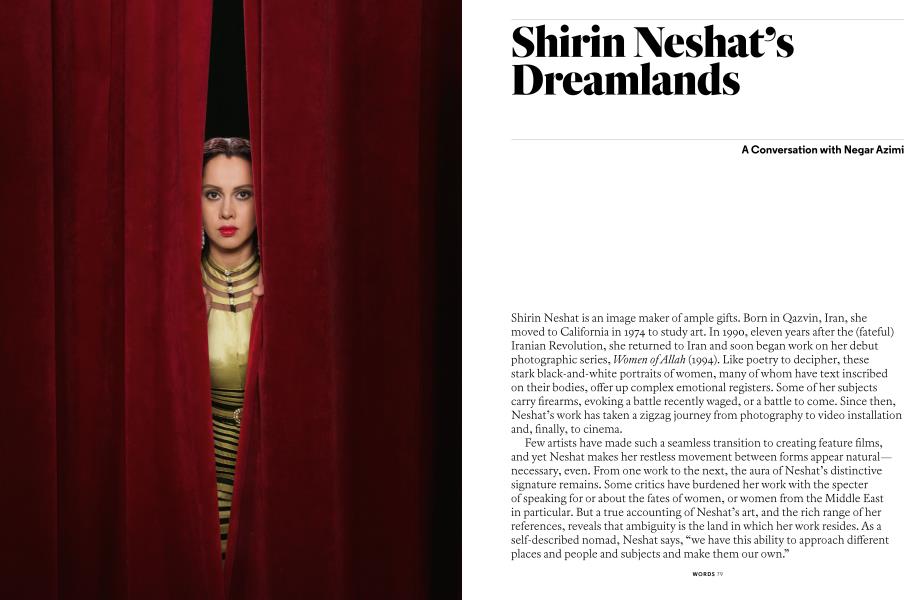 Shirin Neshat’s Dreamlands