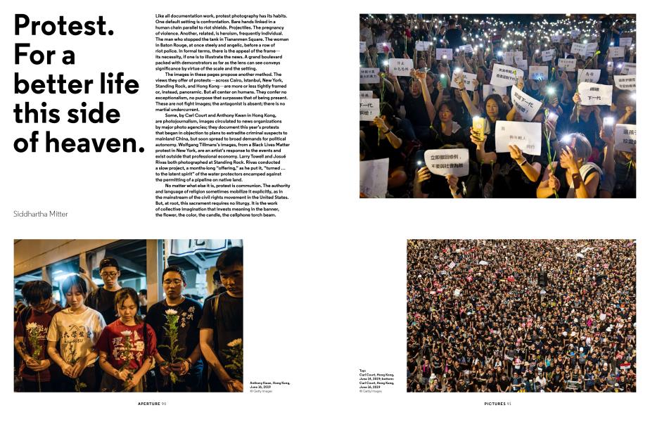 Protest. For A Better Life This Side Of Heaven.