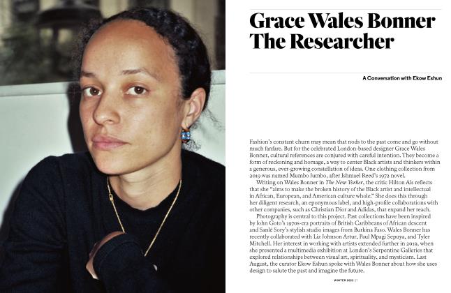 Grace Wales Bonner The Researcher