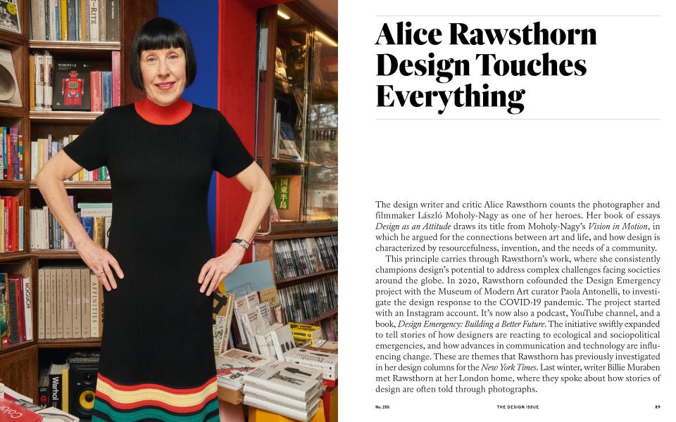 Alice Rawsthorn Design Touches Everything