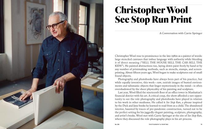 Christopher Wool See Stop Run Print